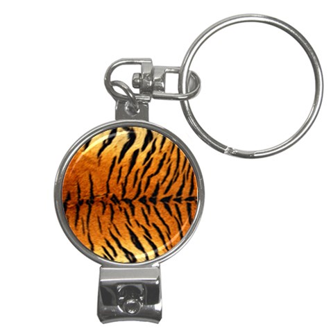 Tiger Nail Clippers Key Chain from ArtsNow.com Front