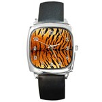 Tiger Square Metal Watch