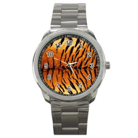 Tiger Sport Metal Watch from ArtsNow.com Front