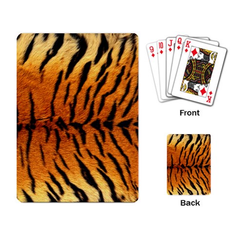 Tiger Playing Cards Single Design from ArtsNow.com Back