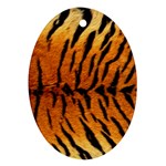 Tiger Oval Ornament (Two Sides)