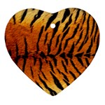 Tiger Heart Ornament (Two Sides)