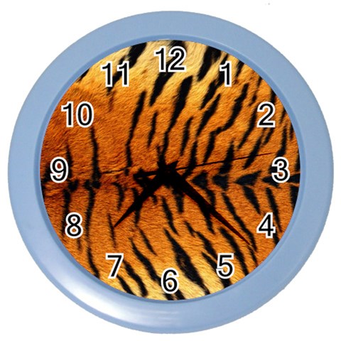 Tiger Color Wall Clock from ArtsNow.com Front