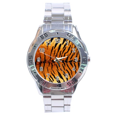 Tiger Stainless Steel Analogue Men’s Watch from ArtsNow.com Front