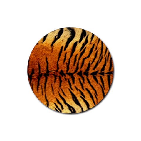 Tiger Rubber Coaster (Round) from ArtsNow.com Front