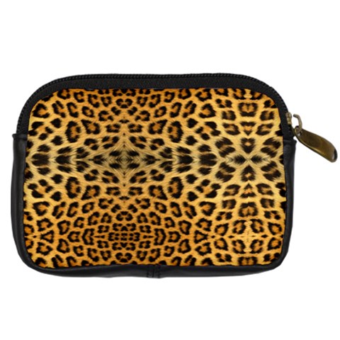 Cheetah Digital Camera Leather Case from ArtsNow.com Back