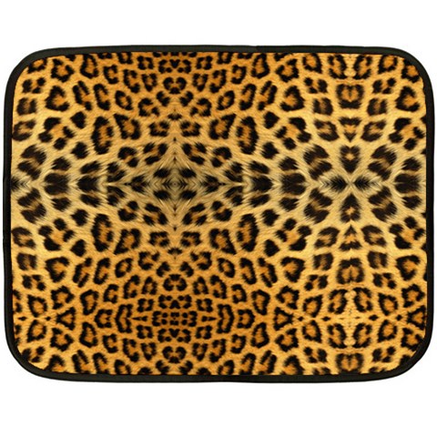 Cheetah Mini Fleece Blanket(Two Sides) from ArtsNow.com 35 x27  Blanket Back