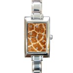 Giraffe Rectangular Italian Charm Watch