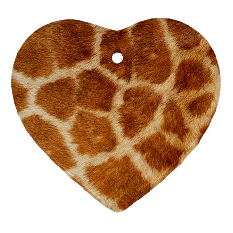 Giraffe Ornament (Heart) from ArtsNow.com Front