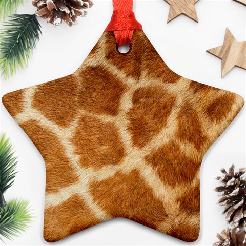 Giraffe Ornament (Star) from ArtsNow.com Front