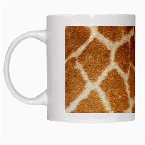 Giraffe White Mug from ArtsNow.com Left