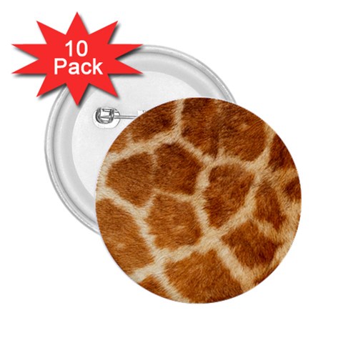 Giraffe 2.25  Button (10 pack) from ArtsNow.com Front