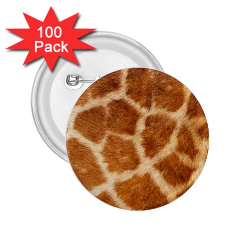 Giraffe 2.25  Button (100 pack) from ArtsNow.com Front