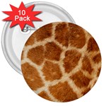 Giraffe 3  Button (10 pack)