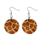 Giraffe 1  Button Earrings