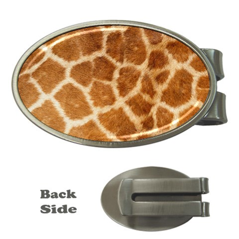 Giraffe Money Clip (Oval) from ArtsNow.com Front