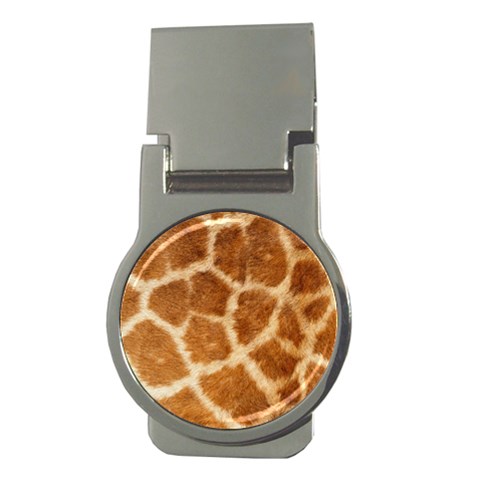 Giraffe Money Clip (Round) from ArtsNow.com Front