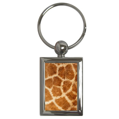 Giraffe Key Chain (Rectangle) from ArtsNow.com Front