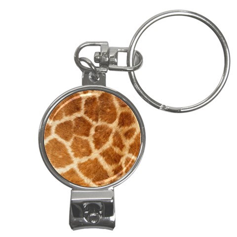 Giraffe Nail Clippers Key Chain from ArtsNow.com Front