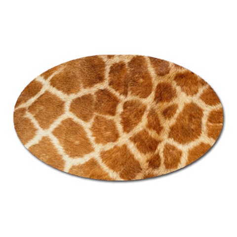 Giraffe Magnet (Oval) from ArtsNow.com Front