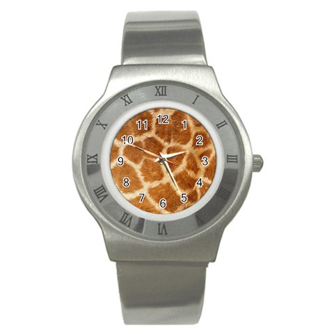 Giraffe Stainless Steel Watch from ArtsNow.com Front