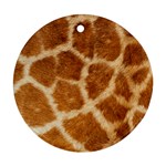 Giraffe Round Ornament (Two Sides)