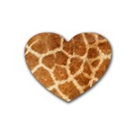 Giraffe Rubber Coaster (Heart)