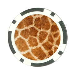 Giraffe Poker Chip Card Guard from ArtsNow.com Front