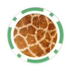 Giraffe Poker Chip Card Guard from ArtsNow.com Front