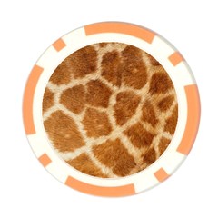 Giraffe Poker Chip Card Guard from ArtsNow.com Front