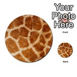 Giraffe Multi-purpose Cards (Round)