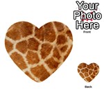 Giraffe Multi-purpose Cards (Heart)