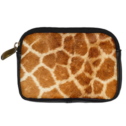 Giraffe Digital Camera Leather Case from ArtsNow.com Front