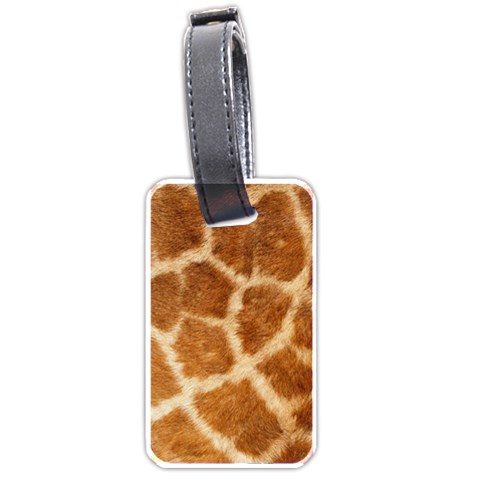 Giraffe Luggage Tag (one side) from ArtsNow.com Front