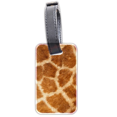 Giraffe Luggage Tag (two sides) from ArtsNow.com Front