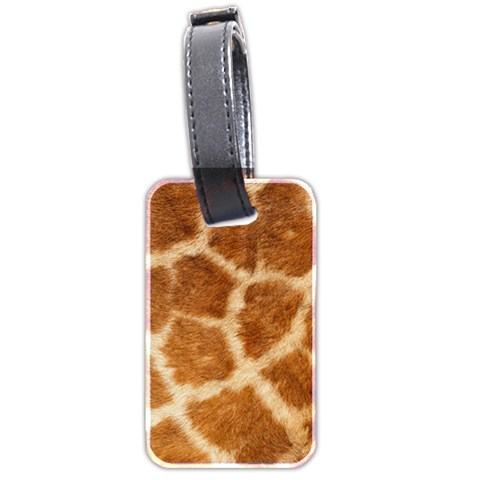 Giraffe Luggage Tag (two sides) from ArtsNow.com Back