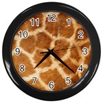 Giraffe Wall Clock (Black)