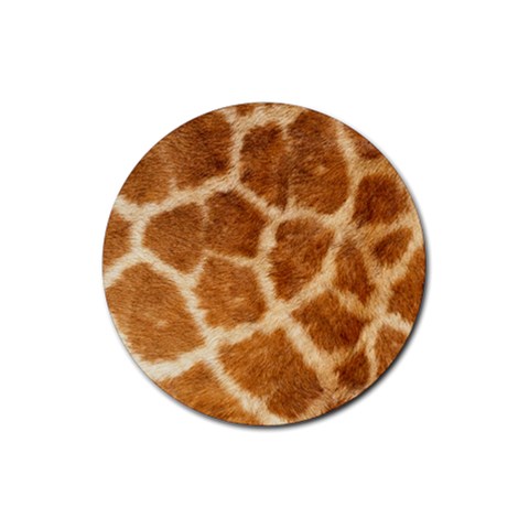 Giraffe Rubber Coaster (Round) from ArtsNow.com Front