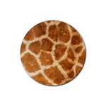 Giraffe Rubber Round Coaster (4 pack)