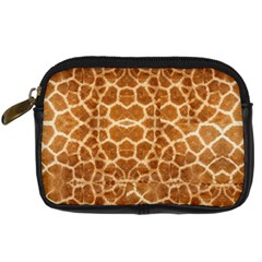 Giraffe Digital Camera Leather Case from ArtsNow.com Front