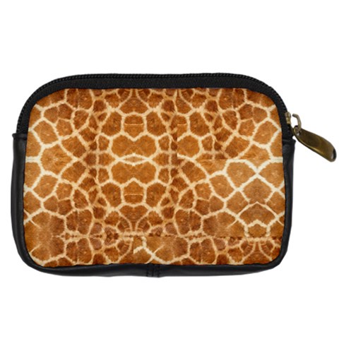 Giraffe Digital Camera Leather Case from ArtsNow.com Back