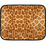 Giraffe Mini Fleece Blanket(Two Sides)