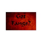 got fangs2 Sticker Rectangular (10 pack)