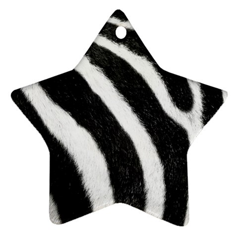 Zebra Ornament (Star) from ArtsNow.com Front