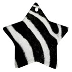 Zebra Ornament (Star)