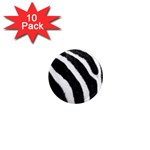 Zebra 1  Mini Magnet (10 pack) 