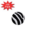 Zebra 1  Mini Button (100 pack) 