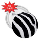 Zebra 2.25  Button (10 pack)