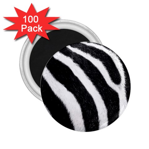 Zebra 2.25  Magnet (100 pack)  from ArtsNow.com Front