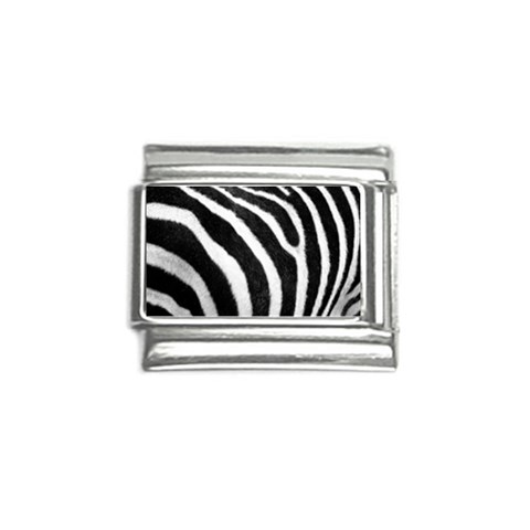 Zebra Italian Charm (9mm) from ArtsNow.com Front